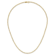 10K Yellow Gold 18" Oval Link Necklace
