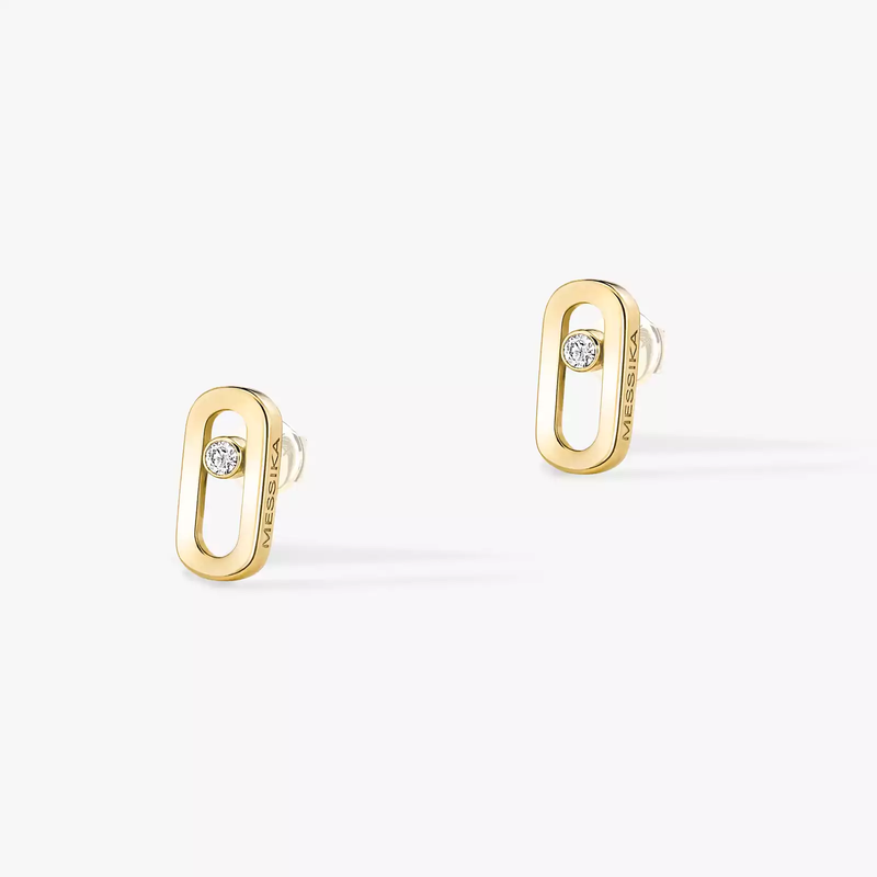 Messika Gold Move Uno Stud Earrings