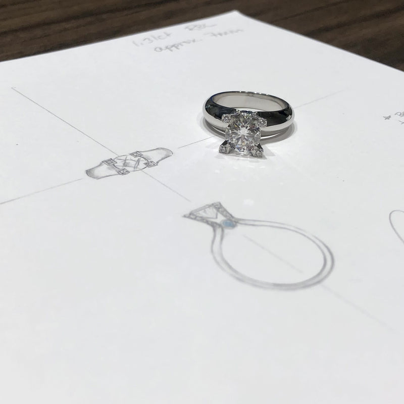 1.31 Platinum Reverie Custom Ring