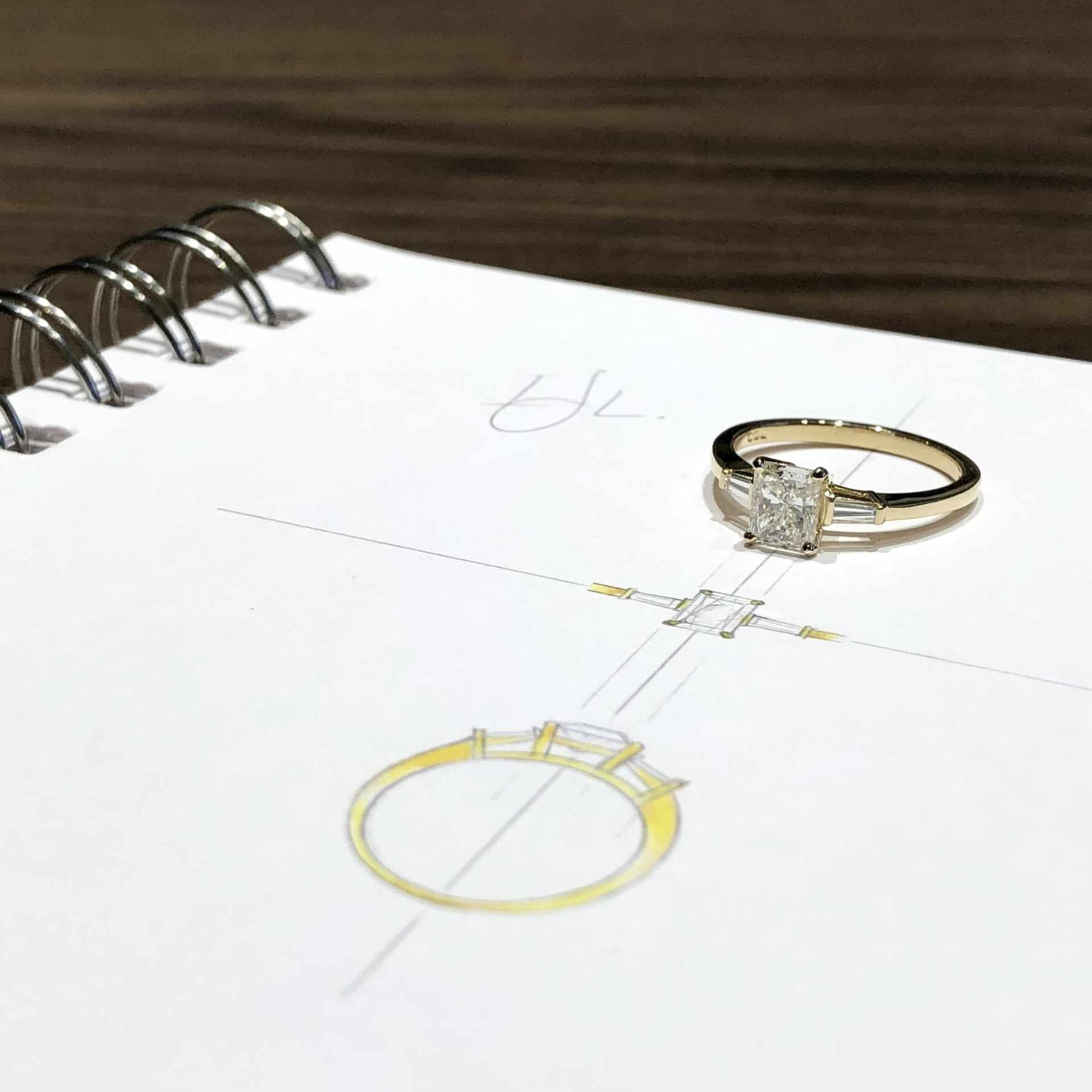 1.01 Yellow Radiance Custom Ring