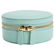 WOLF Sophia Jewellery Mini Round Zip Case Jade