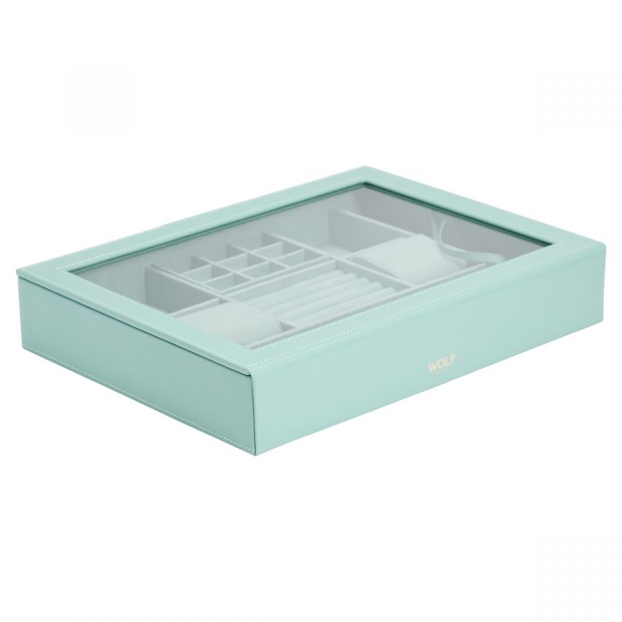 WOLF Sophia Jewellery Box Jade