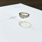 1.01 Yellow Radiance Custom Ring