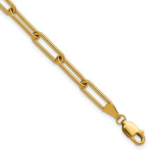 14K Gold Filled 6.5" Paperclip 4.10mm Bracelet with Extender