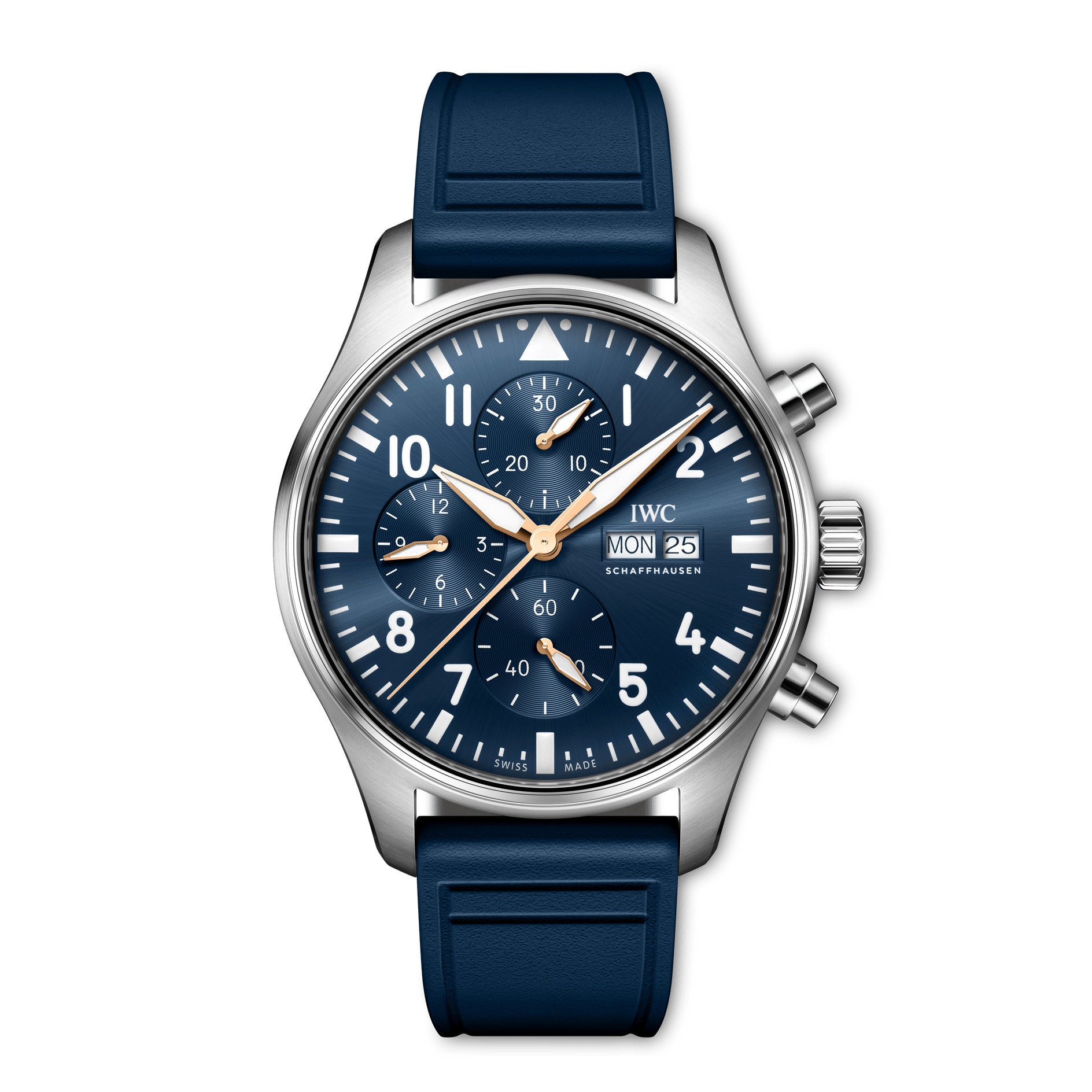 ベジットブルー IWC Schaffhausen Pilot's Watch Chronograph 43 