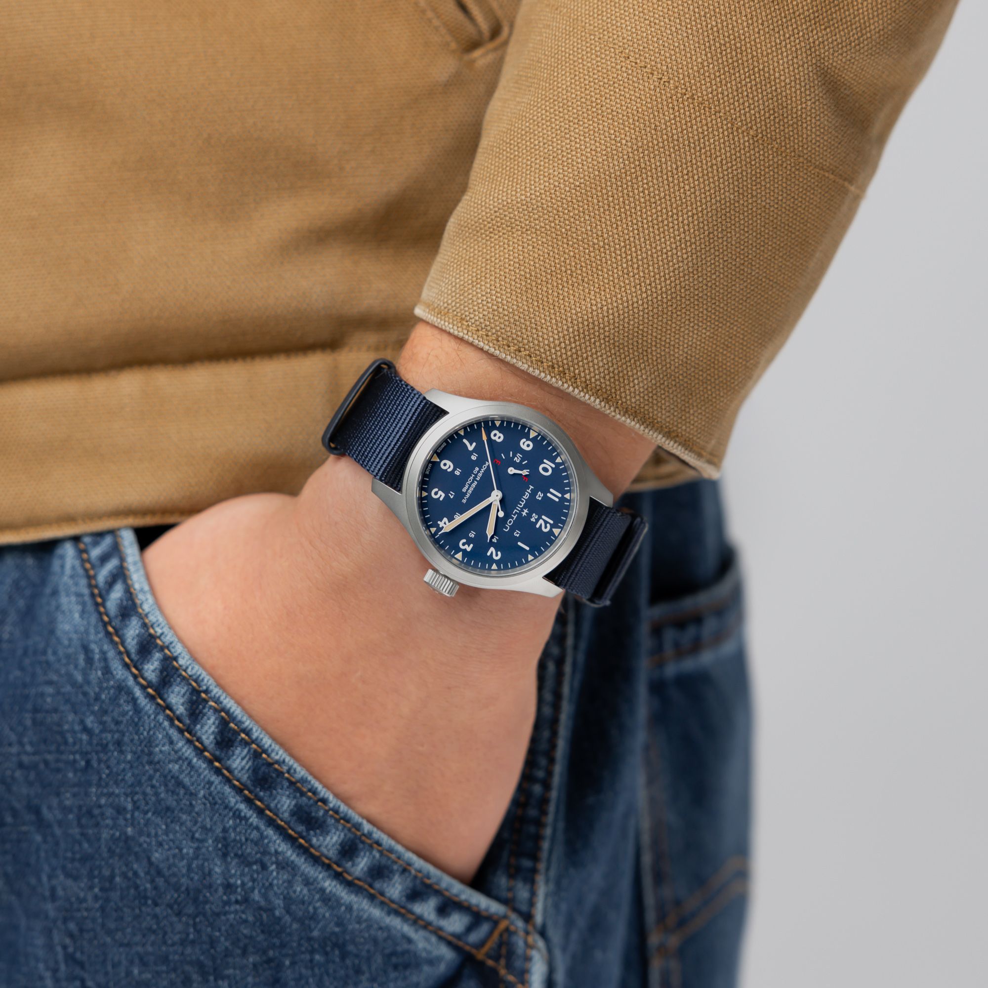 Hamilton Khaki Field Power Reserve Wheel