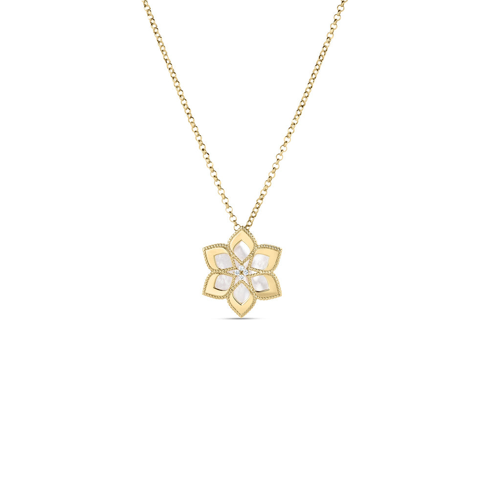 Roberto Coin Daisy Vernazza Mother of Pearl Necklace