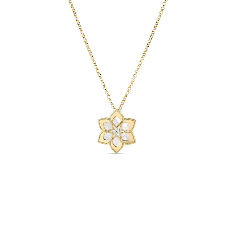 Roberto Coin Daisy Vernazza Mother of Pearl Necklace