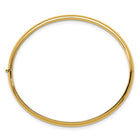 14KY 5mm Solid Polished Hinged Bangle