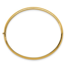 14KY 5mm Solid Polished Hinged Bangle