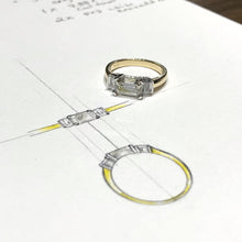 1.54 Emerald Shimmer Custom Ring