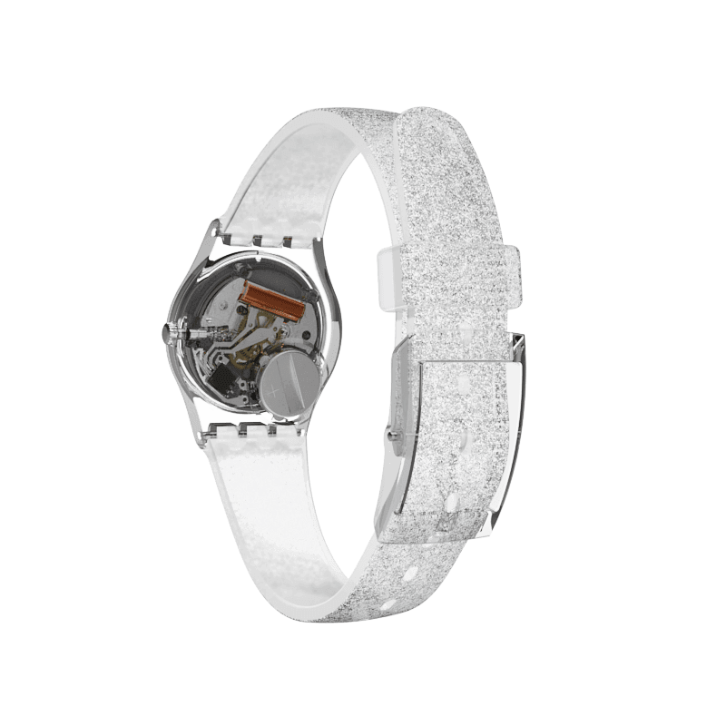 Swatch Watch Silver Glistar Too 25mm