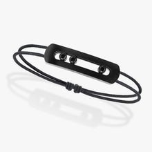 Messika Move Titanium Black Cord Bracelet