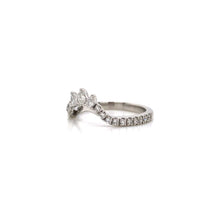 0.47 Platinum Pear Custom Wedding Ring