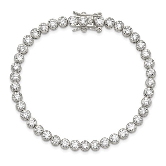 Sterling Silver CZ Tennis Bracelet