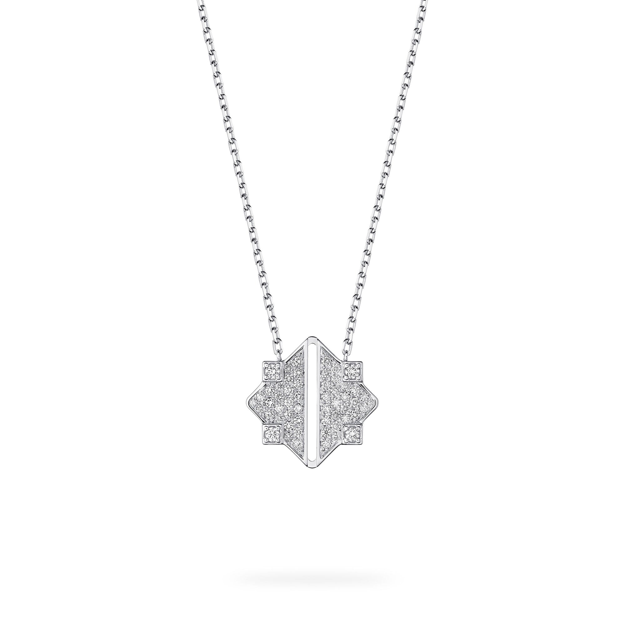 Birks Muse Pave Gold Necklace