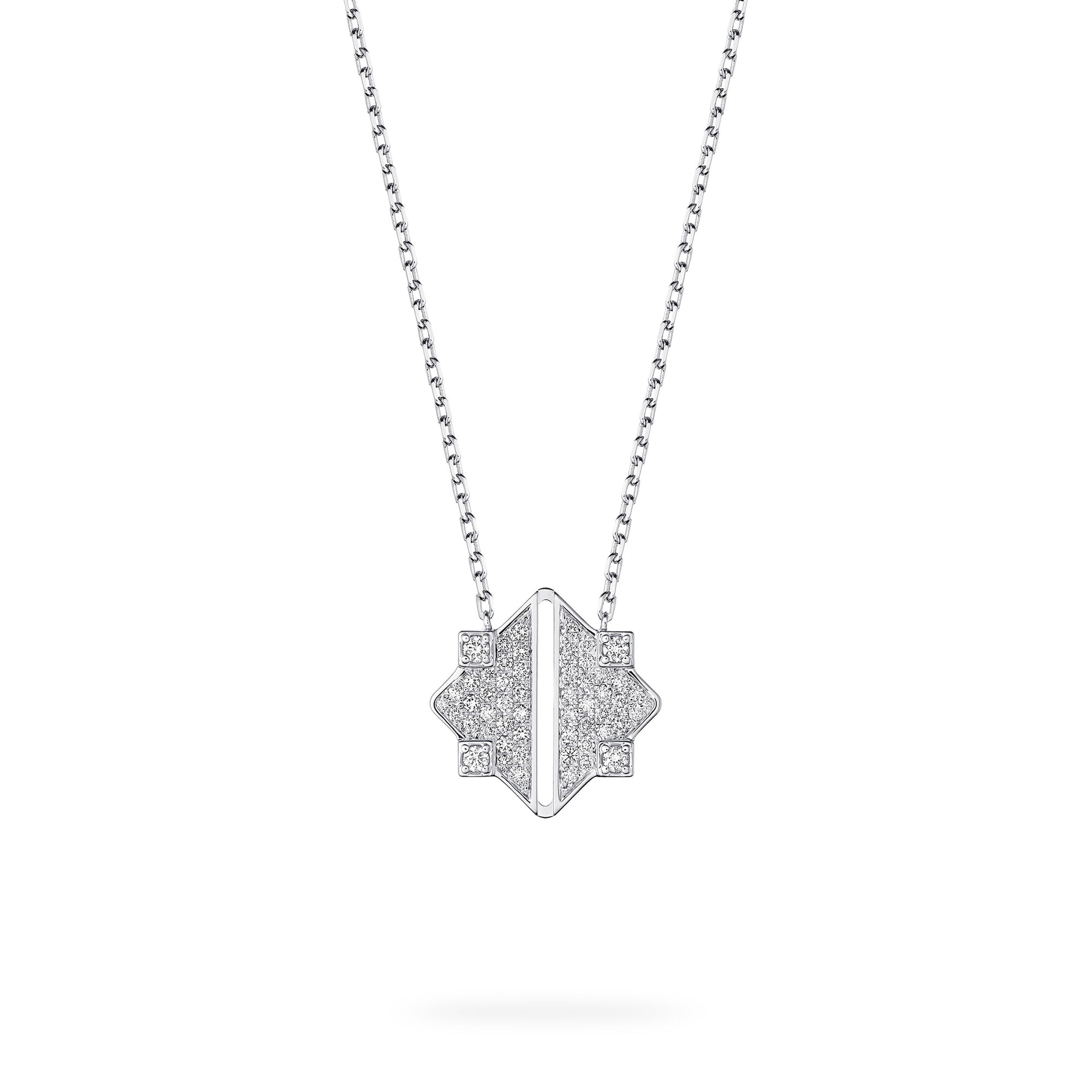 Birks Muse Pave Gold Necklace