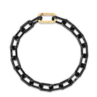 Roberto Coin 18KY & Black Ceramic Link Bracelet