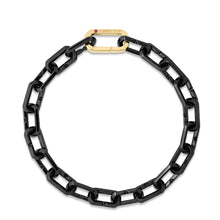 Roberto Coin 18KY & Black Ceramic Link Bracelet