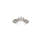 0.47 Platinum Pear Custom Wedding Ring