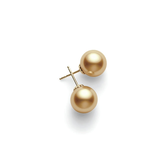 Mikimoto Golden South Sea Pearl Studs