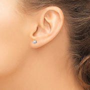 Sterling Silver Flower Children's Post Earrings