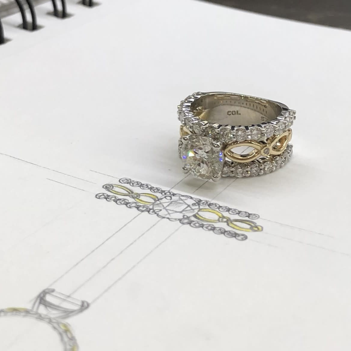 3.56 Infinite Devotion Custom Ring
