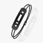 Messika Move Titanium Black Cord Bracelet