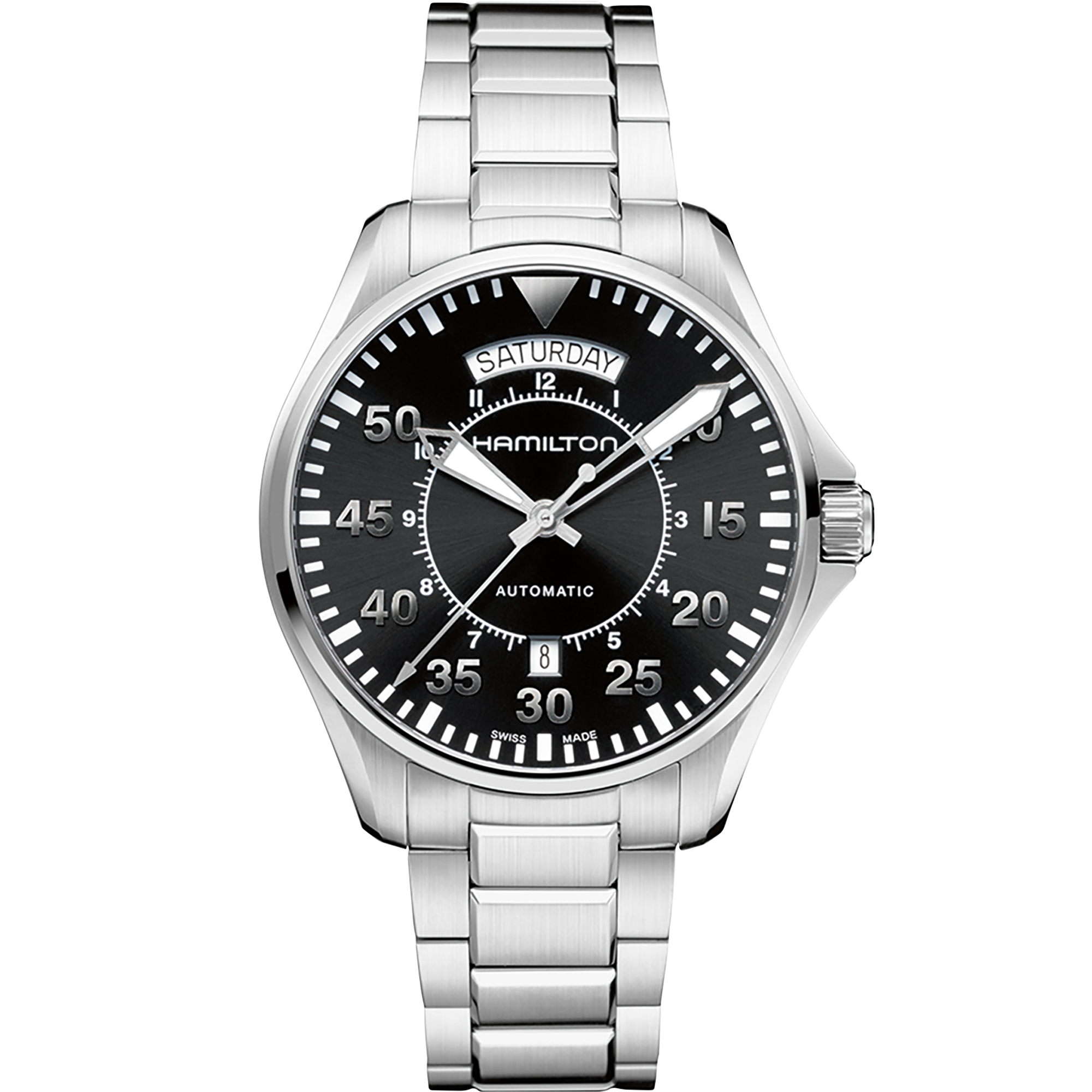 Hamilton Khaki Aviation Pilot Day Date Auto