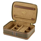 WOLF Ida Travel Zip Jewel Case Khaki
