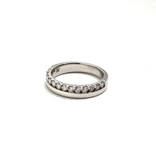 14K White Gold 0.50ctw Diamond Wedding Band Size 6
