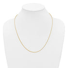 14K Gold Filled 22" Adjustable 1.30mm Rolo Necklace
