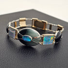 Custom 14K Two-Tone Gold Multi-Stone Bracelet Mount