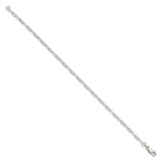 Silver 7" Open Link Bracelet