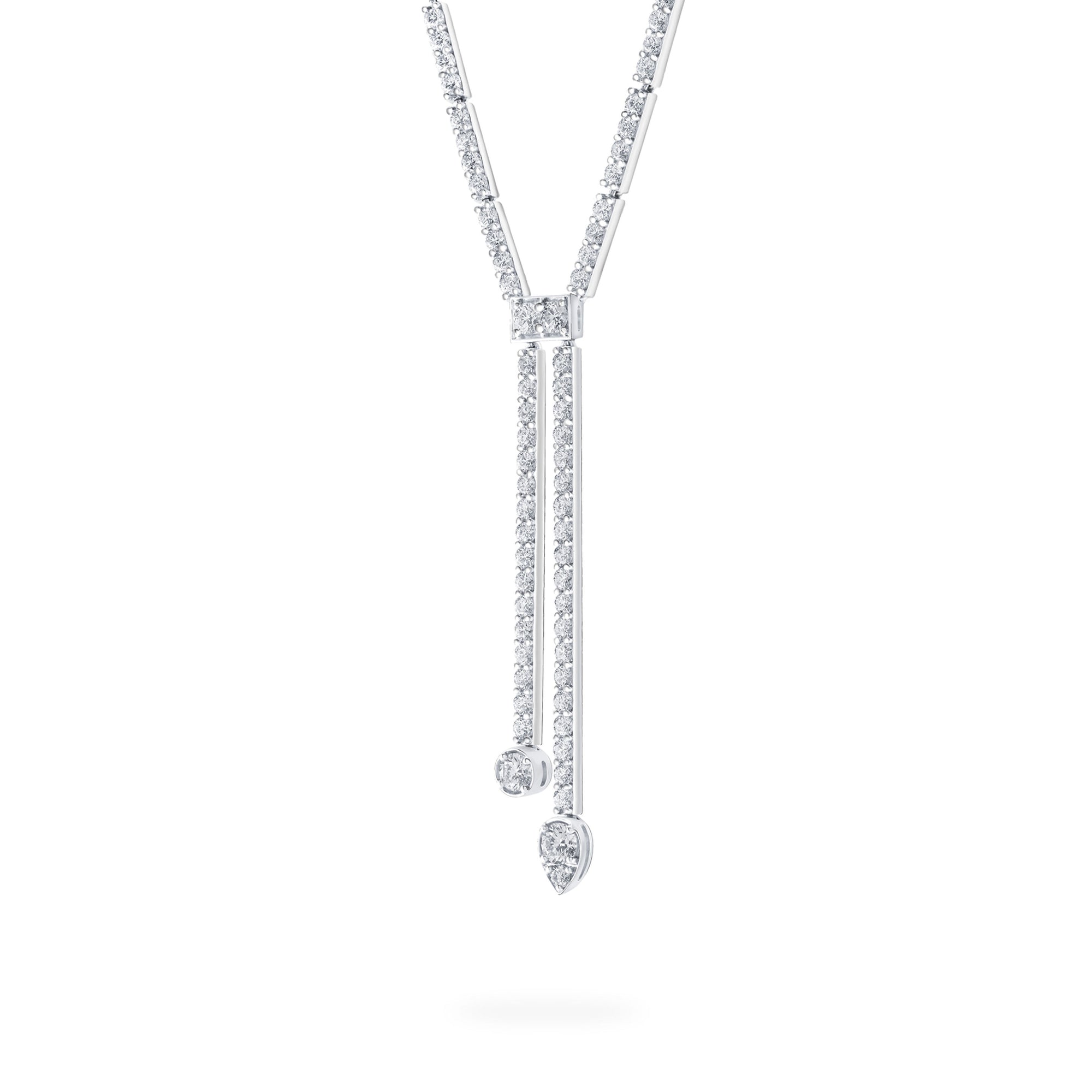 Birks Splash Diamond Lariat Necklace