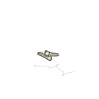 Custom 14K Yellow Gold Bypass Ring Mount for Diamonds