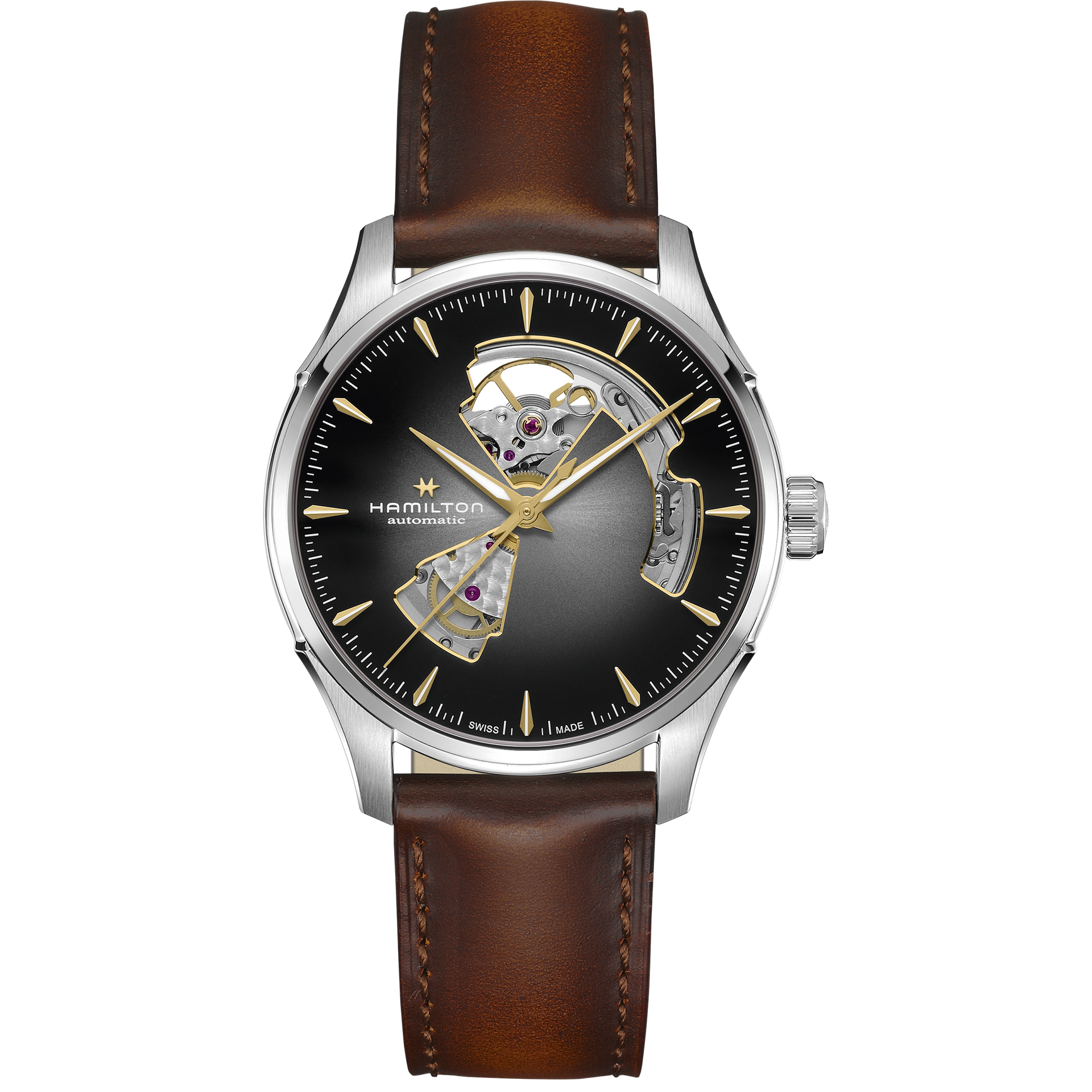 Hamilton Jazzmaster Open Heart 40mm H32675581 | IJL Since 1937