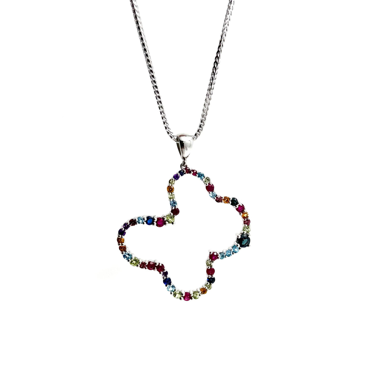 Custom Design Rainbow Pendant & Chain