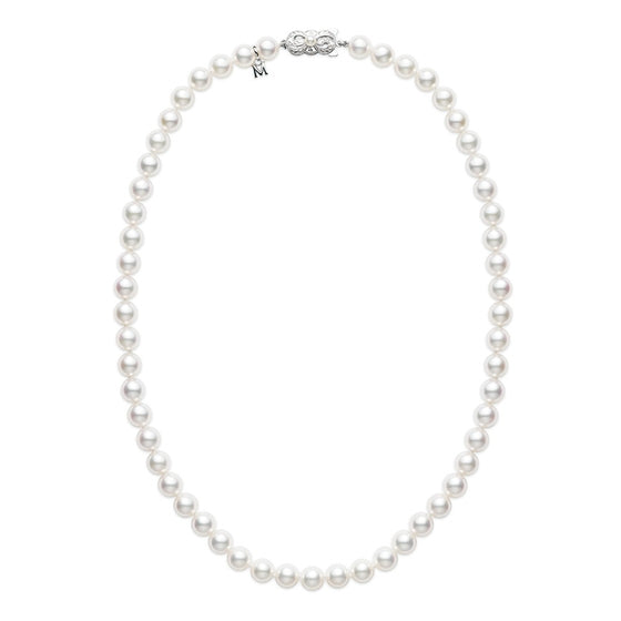 Mikimoto 18" Akoya Cultured Pearl 7x6.5mm Strand Necklace