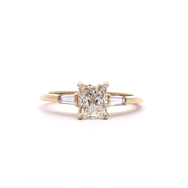 1.01 Yellow Radiance Custom Ring