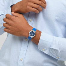 Swatch Watch Blue Petal Promise 33mm