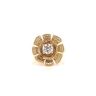 0.78 Golden Petals Custom Ring