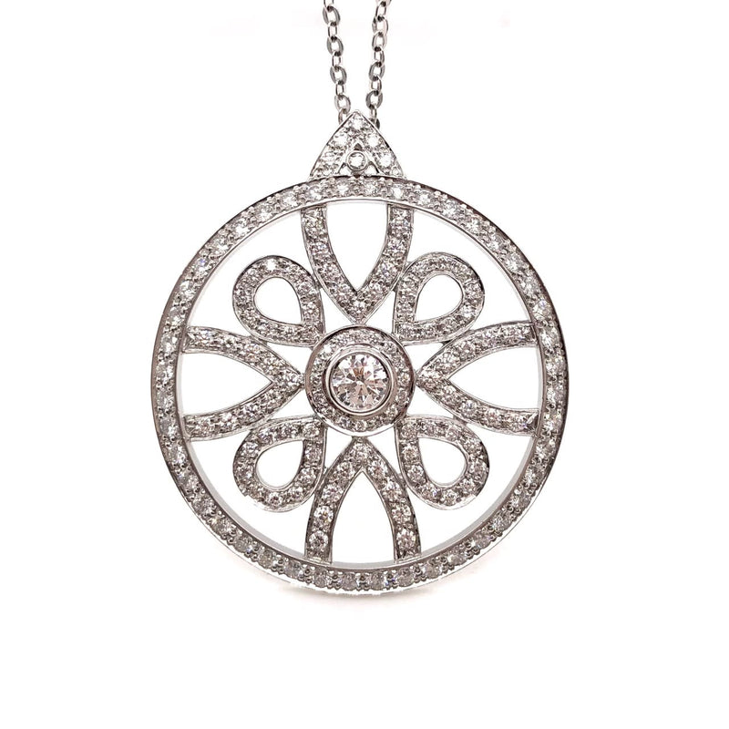 Concentric Love Circle Custom Necklace