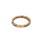 18K Rose Gold Diamond Band 0.44ctw Size Size 6.25