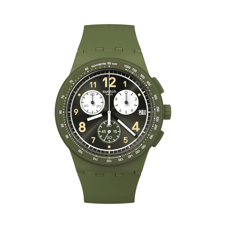 Swatch Watch Nothing Basic About Green 42mm