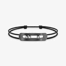 Messika Move Titanium Anthracite Cord Bracelet