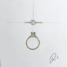 1.21 Hidden Halo Custom Ring