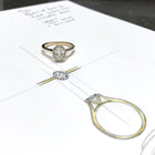 0.70 Oval Sparkle Custom Ring