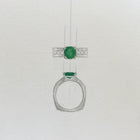 2.56 Vivid Tsavorite Custom Ring