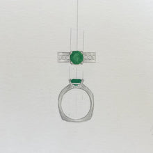 2.56 Vivid Tsavorite Custom Ring